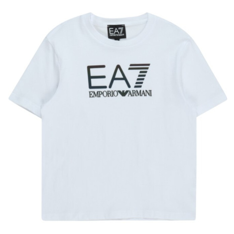 EA7 Emporio Armani Tričko  čierna / biela