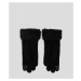 Rukavice Karl Lagerfeld K/Saddle Sp Ff Glove Black