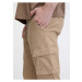 Hnedé pánske nohavice s vreckami ONLY & SONS Cam