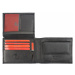 Pánska kožená peňaženka Pierre Cardin Roger - čierno-červená