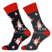 STEVEN Vianočné ponožky Steven-136-124 KL125-grafit