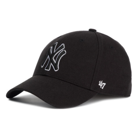 47 Brand Šiltovka New York Yankees B-MVPSP17WBP-BKC Čierna