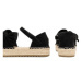 DeeZee Espadrilky CSS20378-01 Čierna