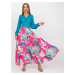 Dámska sukňa WN SD 1154 2.71P tmavo ružová - Rue Paris růžová -mix barev
