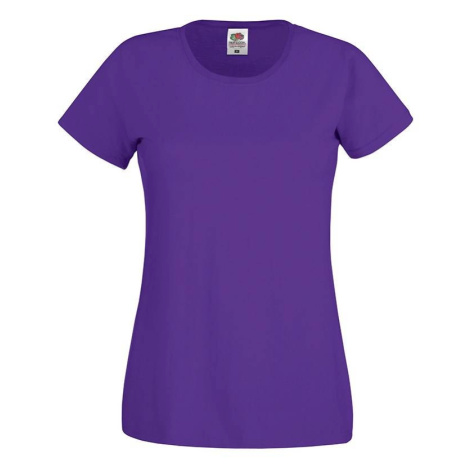 Purple Lady fit Women's T-shirt Original Fruit of the Loom
