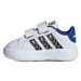 Chlapčenská rekreačná obuv ADIDAS Grand Court 2.0 Spider-Man CF I white core black royal blue