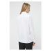 Košeľa Love Moschino dámska, biela farba, regular, s klasickým golierom