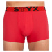 Men's boxers Styx sports rubber red