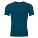 Ortovox tričko 120 Cool Tec Mtn Logo Ts M petrol blue