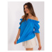Blue blouse made of Spanish cotton