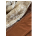 Dámska zimná bunda v karamelovej farbe s odopínacou kožušinovou podšívkou (M-21005)