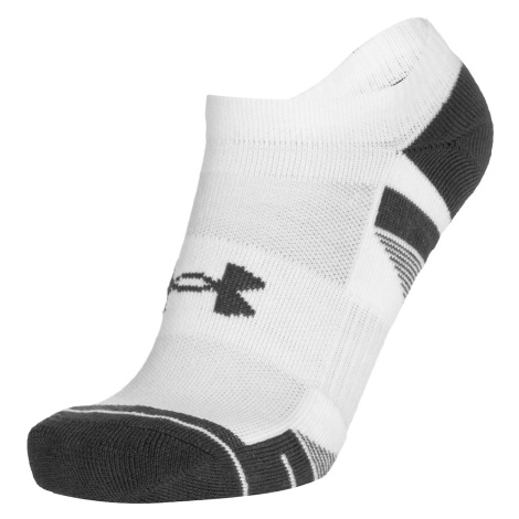 UNDER ARMOUR Športové ponožky 'Performance Tech 3pk NS'  sivá / čierna / biela