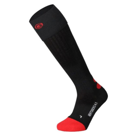 Lenz HEAT SOCK 4.1. TOE CAP Vyhrievané podkolienky, čierna, veľkosť