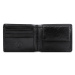 Vasky Johny Black - Dámska i pánska kožená peňaženka čierna, ručná výroba