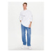 Calvin Klein Jeans Mikina J30J323098 Biela Regular Fit