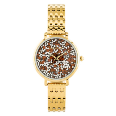 Dámske hodinky JORDAN KERR - SS357 (zj926e) gold/orange