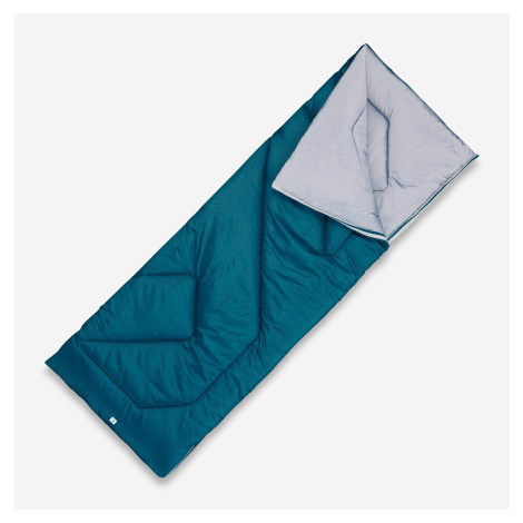 Kempingový spací vak 10 °C modrý QUECHUA