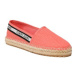 Tommy Jeans Espadrilky Tjw Flatform Webbing Espadrille EN0EN02362 Koralová