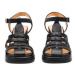Simple Sandále AZALIA-2023 Čierna