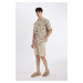 DEFACTO Regular Fit Linen Look Bermuda Shorts