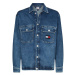 Tommy Jeans Bunda - UTILITY SHIRT JACKET CF6132 modrá