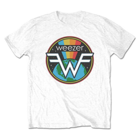 Weezer tričko Symbol Logo Biela