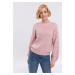 Volcano Woman's Sweater S-Luca Pink Melange