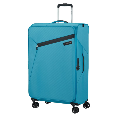 Samsonite Látkový cestovní kufr Litebeam EXP L 103/111 l - světle modrá