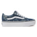 Dámska rekreačná obuv VANS WM Ward Platform (Denim Dots) moonlight blue white