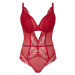 Cleo Selena Bodysuit ruby red 10625