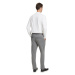 ESPRIT Plisované nohavice  sivá / biela