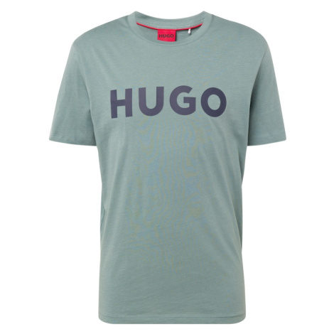 HUGO Tričko 'Dulivio'  námornícka modrá / nefritová Hugo Boss
