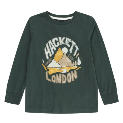 Hackett London Tričko  tmavozelená