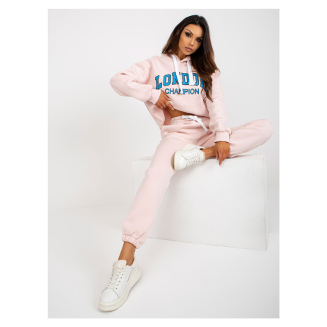 Light pink and blue tracksuit by Larain