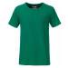 James & Nicholson Klasické chlapčenské tričko z biobavlny 8008B - Írska zelená