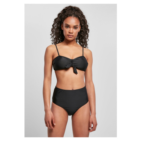 Women's High Waisted Balcony Bikini Black Urban Classics