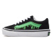 Chlapčenská vychádzková obuv VANS UY Old Skool (Suede Canvas) glow slime black green