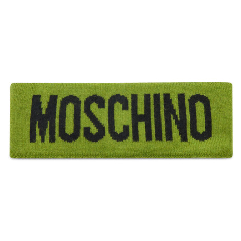 MOSCHINO Textilná čelenka 65235 0M2355 Zelená