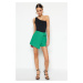 Trendyol Green Chain Detail Woven Shorts Skirt