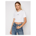 Vans Tričko Flying V Crop Cre VN0A54QU Biela Cropped Fit