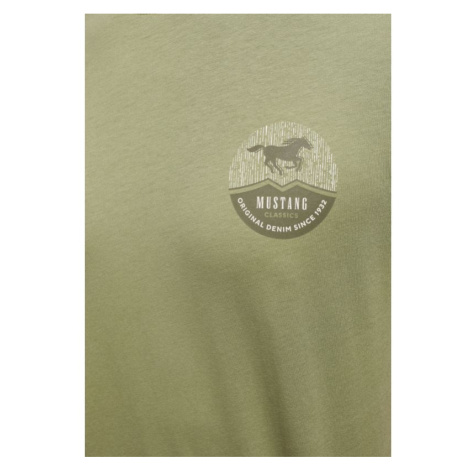 Pánske tričko Alex C Print M 1013750 6273 green - Mustang