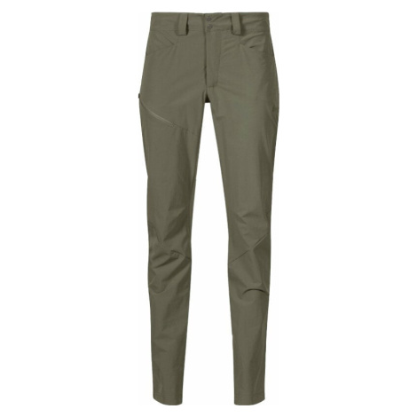 Bergans Vandre Light Softshell Pants Women Green Mud Outdoorové nohavice