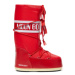 Dámske vysoké zimné topánky MOON BOOT MB ICON NYLON D001 RED