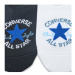 Converse Súprava 2 párov krátkych pánskych ponožiek E1207A-2020 Čierna