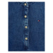 Tommy Hilfiger Džínsové šaty Denim Frill Collar KG0KG07026 D Modrá Regular Fit