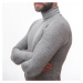 SENSOR MERINO BOLD pánske tričko dl.rukáv roll neck cool gray