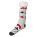 LIVERGY® Pánske vianočné ponožky (sivá LED)