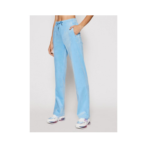 Juicy Couture Teplákové nohavice Tina JCAPW045 Modrá Regular Fit