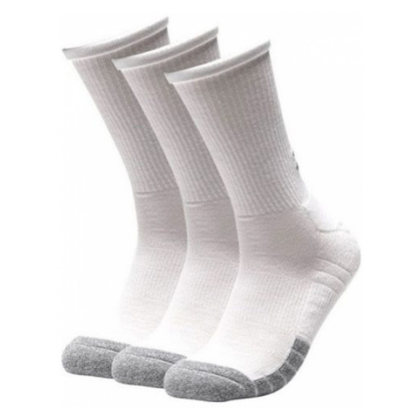 Ponožky Under Armour Heatgear Crew White Steel Sock 3-Pack