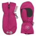 Dievčenské rukavice COLOR KIDS Mittens w. zipper, festival fuchsia